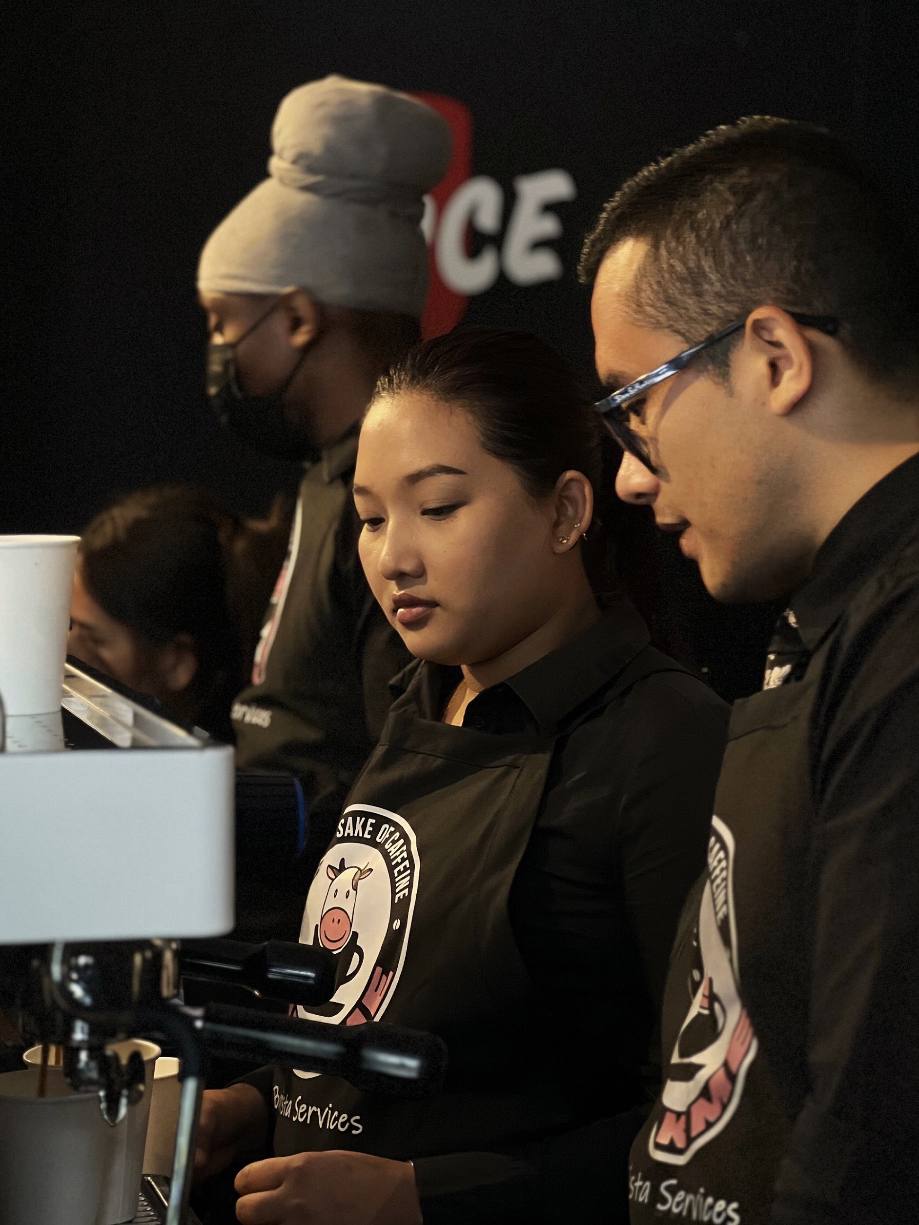 MILK ME barista service at an event