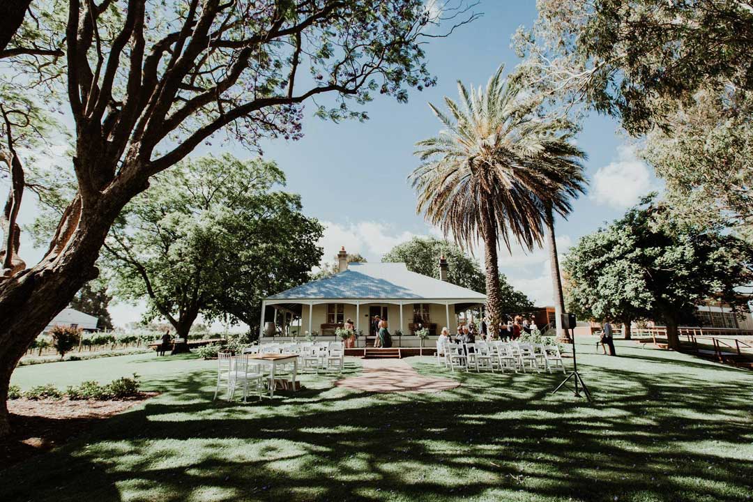 Wedding venue setting